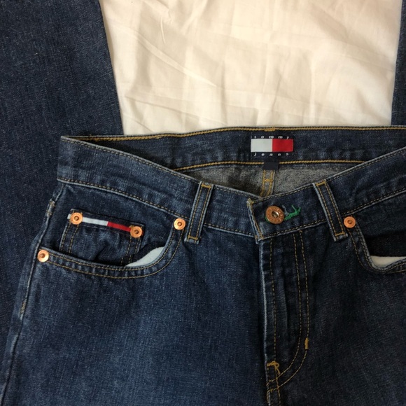 Tommy Hilfiger Blue Flared Denim Jeans - Picture 2 of 6